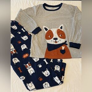 🟢 2/$15 Carter’s Fleece Dog Pajamas, size 8
